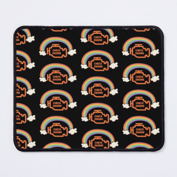 Item preview, Check Engine Light Funny Rainbow Design designed and sold by MonkiFlipp.