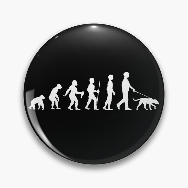 Item preview, Funny Human Evolution Dog Walker designed and sold by Jaudaux Designs.