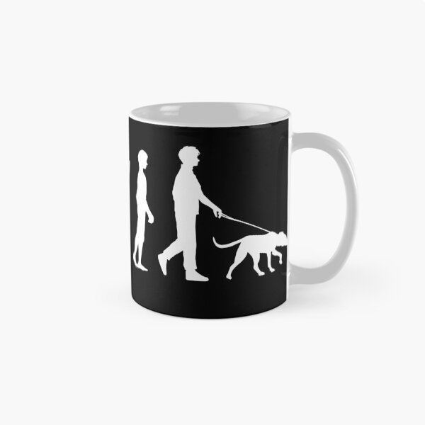 Item preview, Funny Human Evolution Dog Walker designed and sold by Jaudaux Designs.