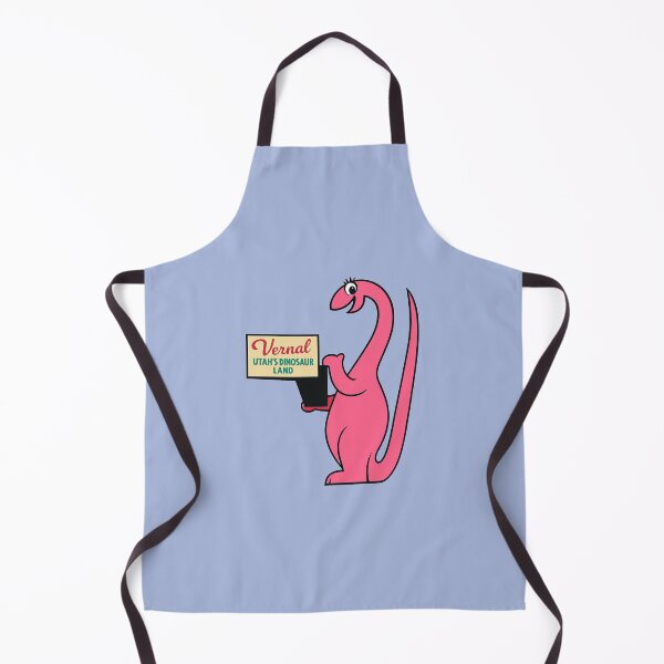 Item preview, Vernal Utah Dinosaur Mascot Dinah Retro Travel Graphic designed and sold by ArtSpireWorks.