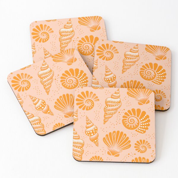 Item preview, Seashells Orange designed and sold by SilverPegasus.