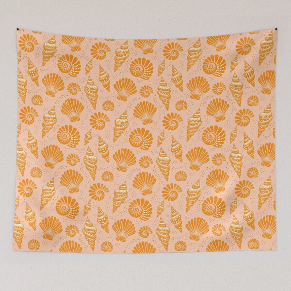 Item preview, Seashells Orange designed and sold by SilverPegasus.