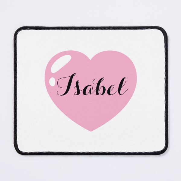 Item preview, Isabel Name with pink Heart designed and sold by Artbymonika.