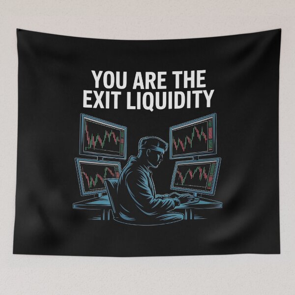 Item preview, You Are The Exit Liquidity designed and sold by Redgiant87x.
