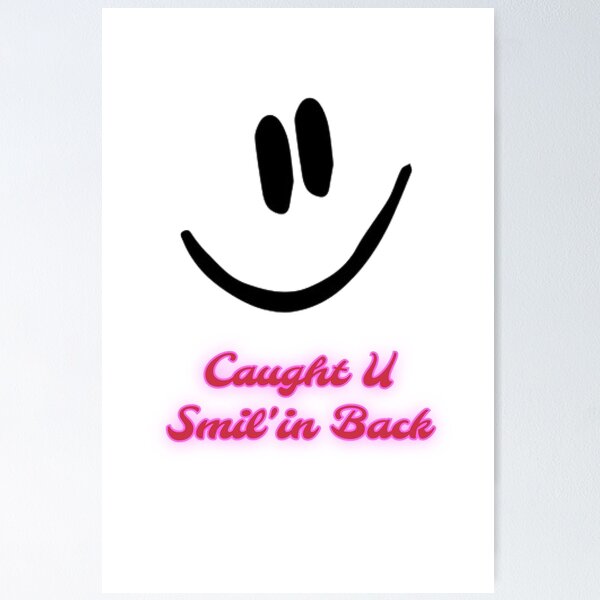Item preview, Caught U Smil'in back, Image with Print  designed and sold by Mango-Artz.