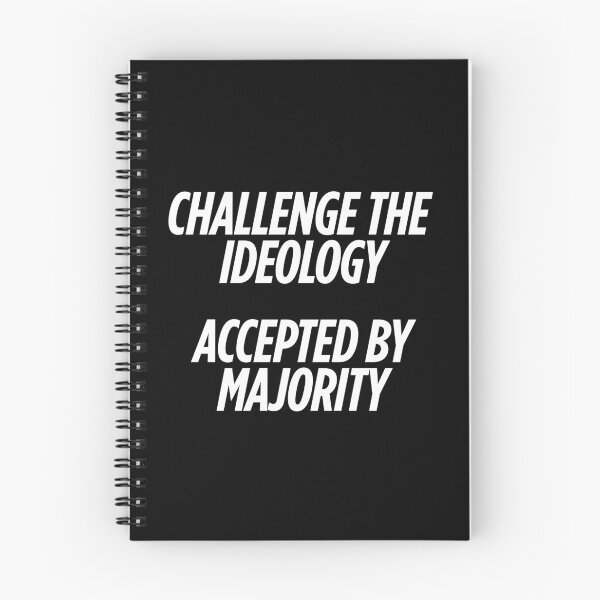 Item preview, Challenge the Ideology (Ver 3 - White/Bold) designed and sold by HarmoniaVX.