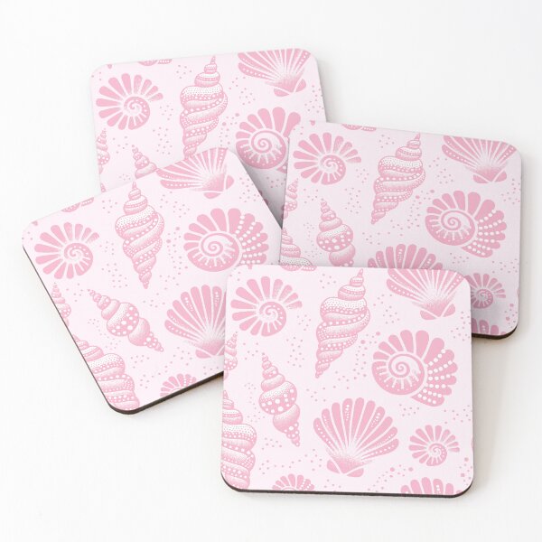 Item preview, Seashells Blush Pink designed and sold by SilverPegasus.