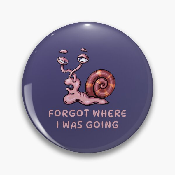 Item preview, Lost Forgetful Snail designed and sold by Hoda Hefzy.