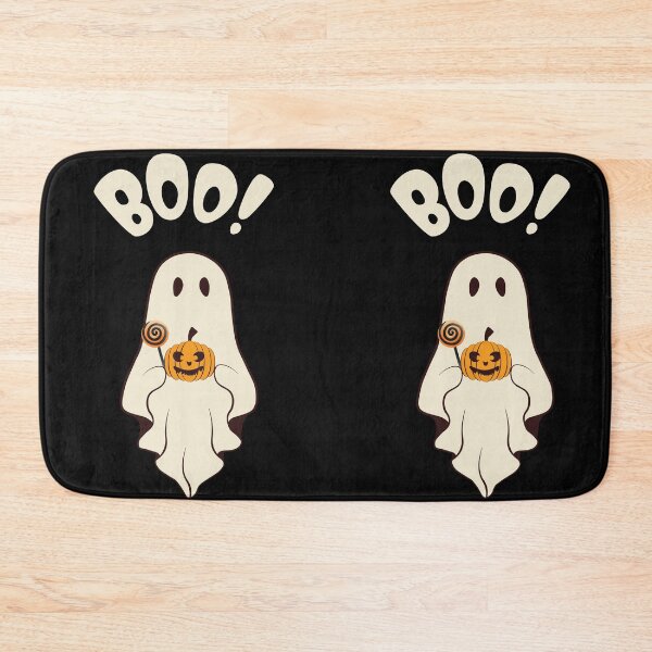 Item preview, Halloween ghost with a pumpkin in his hand and the inscription boo designed and sold by DżodżoJoy.