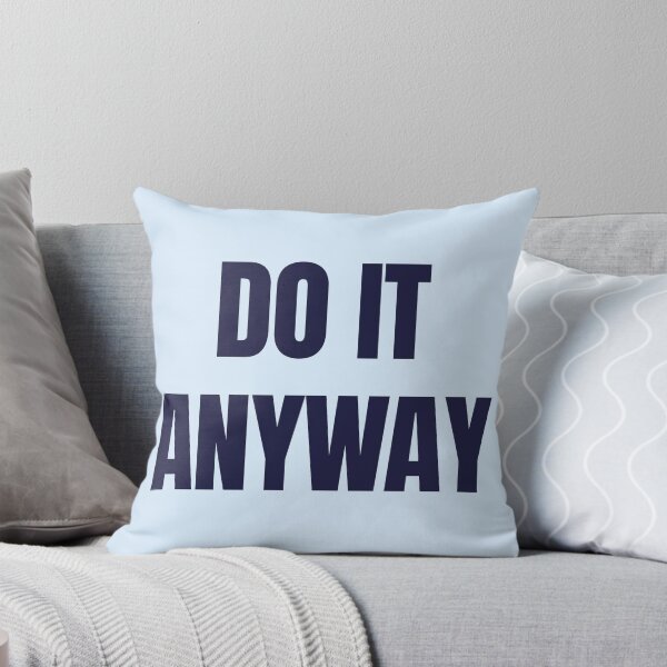 Item preview, Do It Anyway – Navy Blue Inspirational Quote for Focus designed and sold by thoratsdesign.