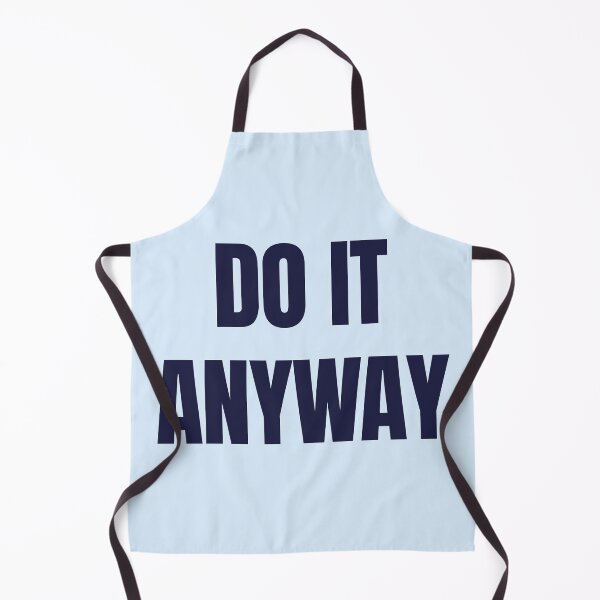 Item preview, Do It Anyway – Navy Blue Inspirational Quote for Focus designed and sold by thoratsdesign.