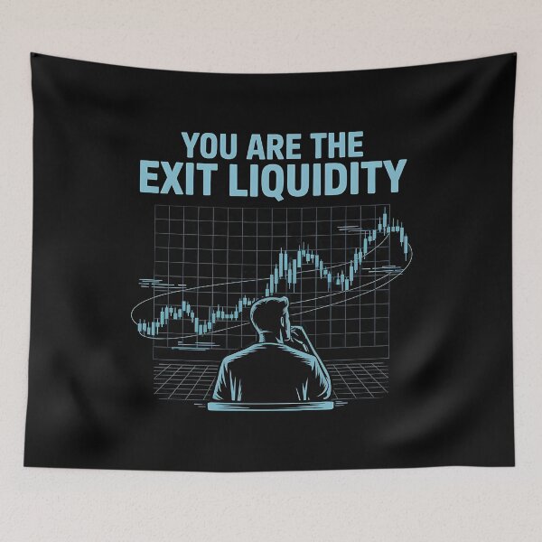 Item preview, You Are The Exit Liquidity designed and sold by Redgiant87x.