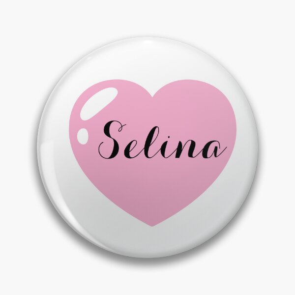 Item preview, Selina Name with pink Heart  designed and sold by Artbymonika.