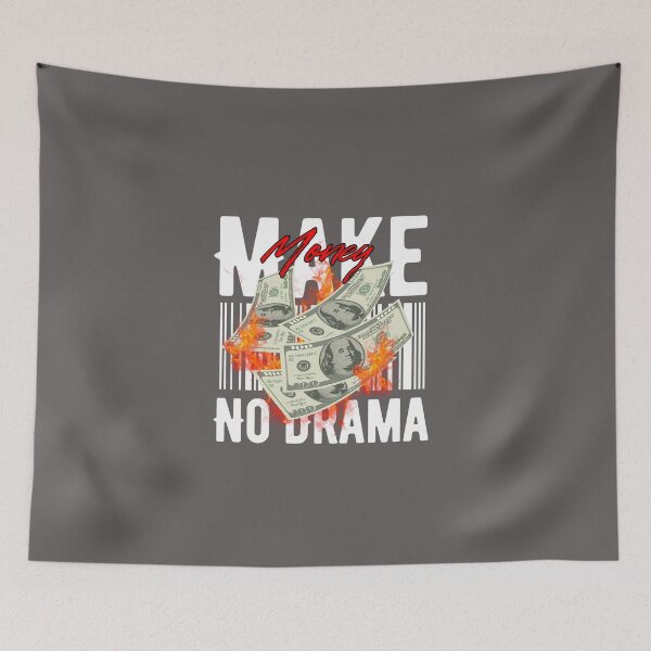 Item preview, Make Money No Drama – Bold Hustle-Inspired Design designed and sold by Charizmwear.