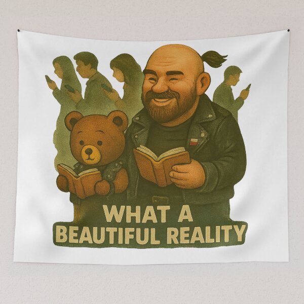 Item preview, What a Beautiful Reality – A Quiet Scream in a Loud World designed and sold by Boldolka.