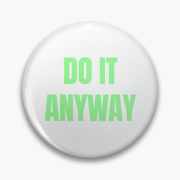 Item preview, Do It Anyway – Mint Green Clean Motivational Quote designed and sold by thoratsdesign.