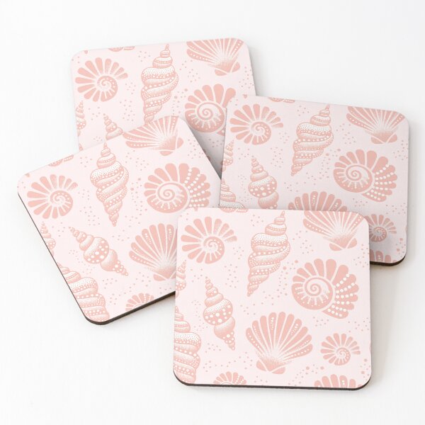 Item preview, Seashells Blush Peach designed and sold by SilverPegasus.