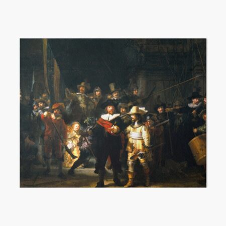 Item preview, The Rembrandt Night Watch designed and sold by arthistory.