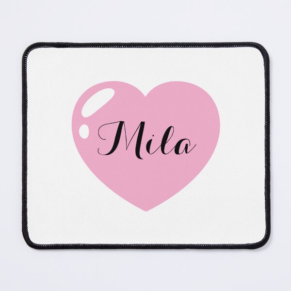 Item preview, Mila Name with pink Heart designed and sold by Monika Howarth.