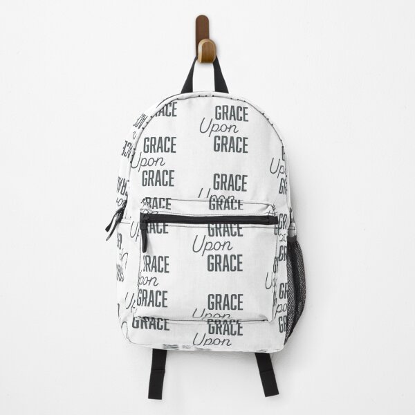 Item preview, Grace Upon Grace Christian T-Shirt – Inspirational Bible Quote Shirt designed and sold by CrossCrafted.