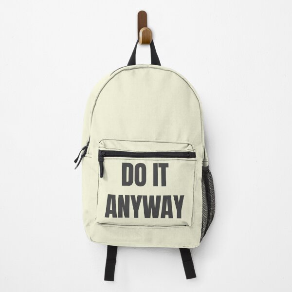 Item preview, Do It Anyway – Charcoal Minimalist Motivational Design designed and sold by thoratsdesign.