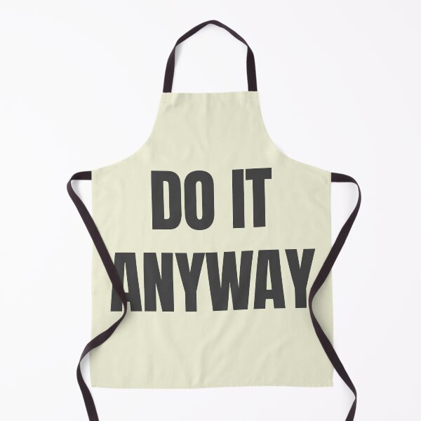 Item preview, Do It Anyway – Charcoal Minimalist Motivational Design designed and sold by thoratsdesign.