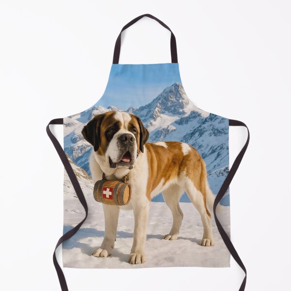 Item preview, A St. Bernard in the snow designed and sold by Steffani Lehmann.