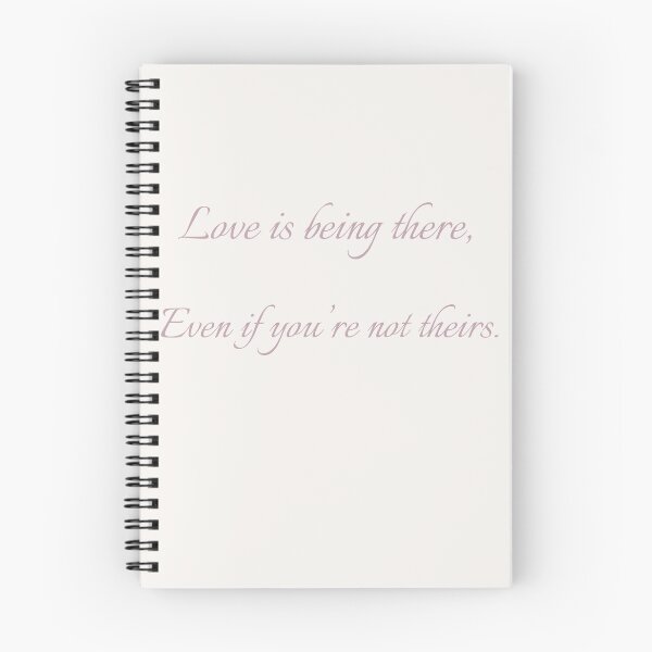 Item preview, Love Is Being There – Quiet Love Quote About Letting Go and Staying Soft designed and sold by KWkindwaves.