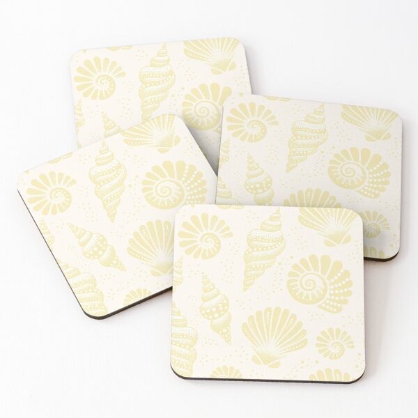 Item preview, Seashells Butter Yellow designed and sold by SilverPegasus.