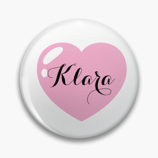 Item preview, Klara Name with pink Heart  designed and sold by Monika Howarth.
