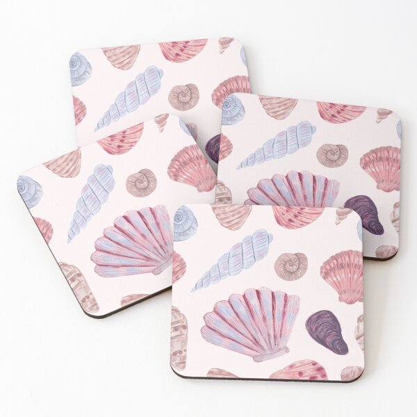 Item preview, Hand Painted Seashells Pattern  designed and sold by kellie-jayne.