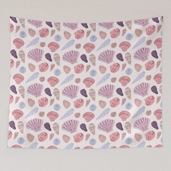 Item preview, Hand Painted Seashells Pattern  designed and sold by kellie-jayne.