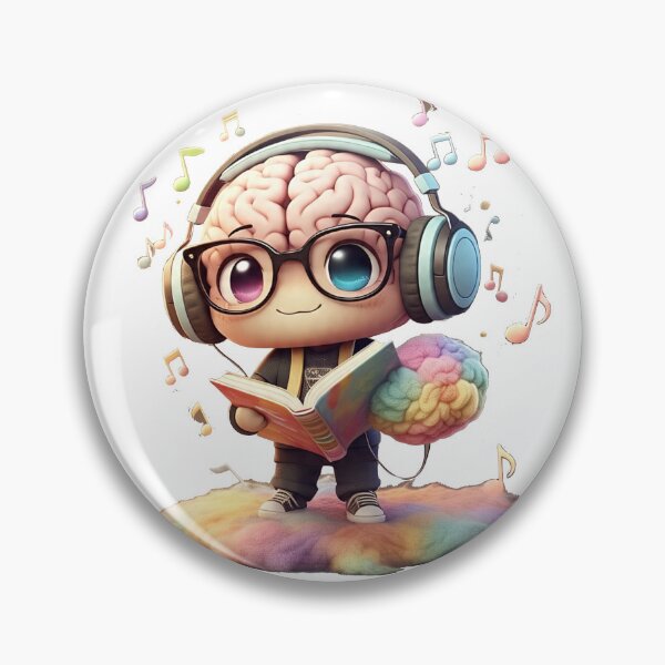 Item preview, Chibi Brain Power – Smart & Soothing Vibes designed and sold by 001Haiba.
