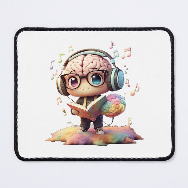 Item preview, Chibi Brain Power – Smart & Soothing Vibes designed and sold by 001Haiba.