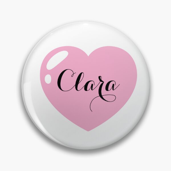 Item preview, Clara Name with pink Heart  designed and sold by Monika Howarth.