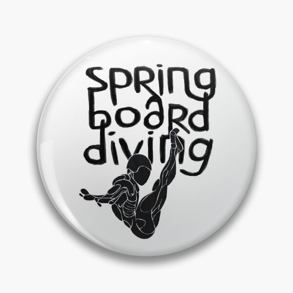 Item preview, Retro Diving Art, Springboard Diver  designed and sold by danceink.
