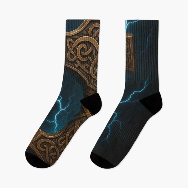 Item preview, Mjölnir – Nordic Power & Lightning designed and sold by AIwearOfficial.
