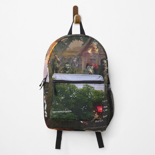 Item preview, Chaotic Zombie Invasion at Burning Cottage designed and sold by PopLikePrint.