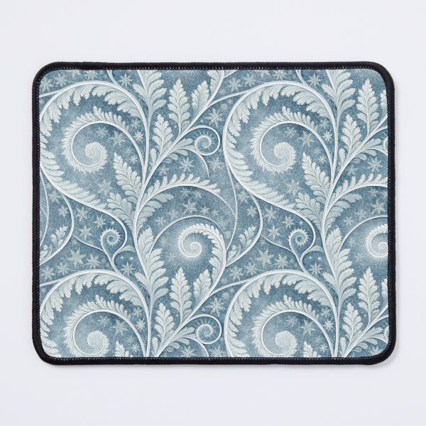 Item preview, Elegant Winter Frost Pattern with Snowflakes. designed and sold by ML-Media.