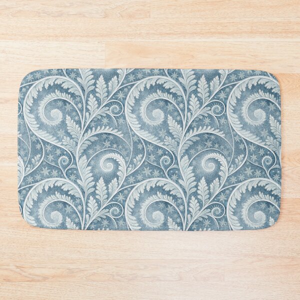 Item preview, Elegant Winter Frost Pattern with Snowflakes. designed and sold by ML-Media.