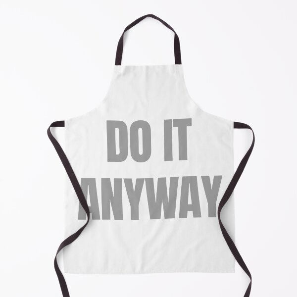 Item preview, Do It Anyway – Light Grey Minimal Inspirational Quote designed and sold by thoratsdesign.