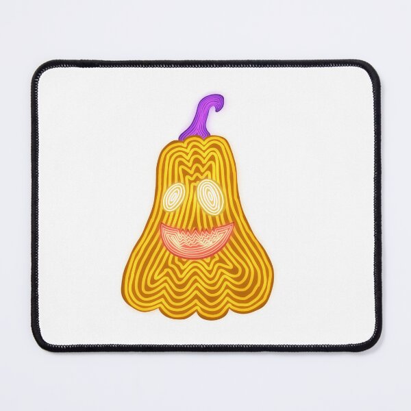Item preview, Neon Line Art Halloween Pumpkin Sticker   designed and sold by PlatwoArtshop.