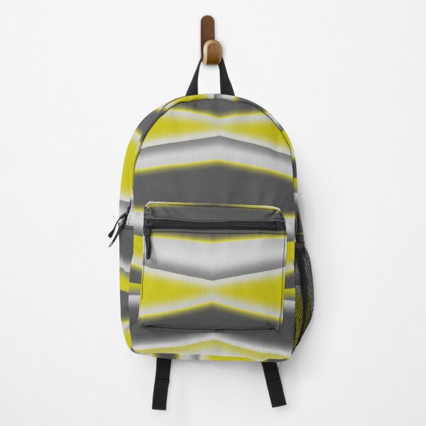 Item preview, Yellow Gray White Stripes designed and sold by Queen Feles.