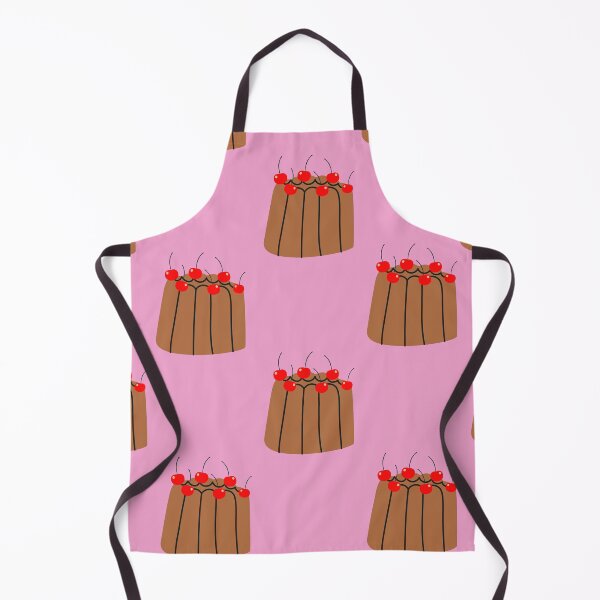 Item preview, Retro chocolate pudding with cherries designed and sold by Luamor.