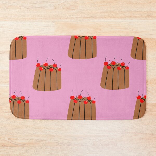 Item preview, Retro chocolate pudding with cherries designed and sold by Luamor.