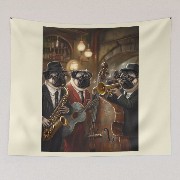 Item preview, Doggie Jazz Band designed and sold by Aise06.