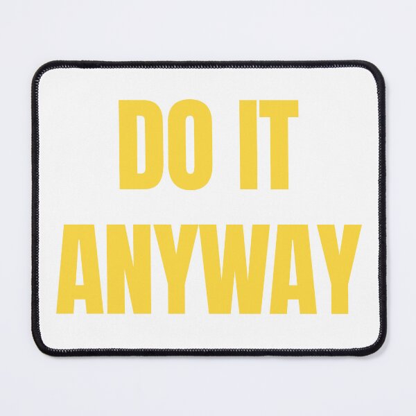 Item preview, Do It Anyway – Gradient Ombre Motivational Quote Design designed and sold by thoratsdesign.