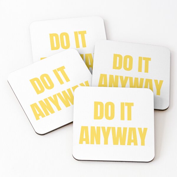 Item preview, Do It Anyway – Gradient Ombre Motivational Quote Design designed and sold by thoratsdesign.