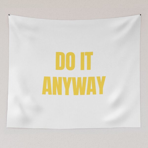 Item preview, Do It Anyway – Gradient Ombre Motivational Quote Design designed and sold by thoratsdesign.
