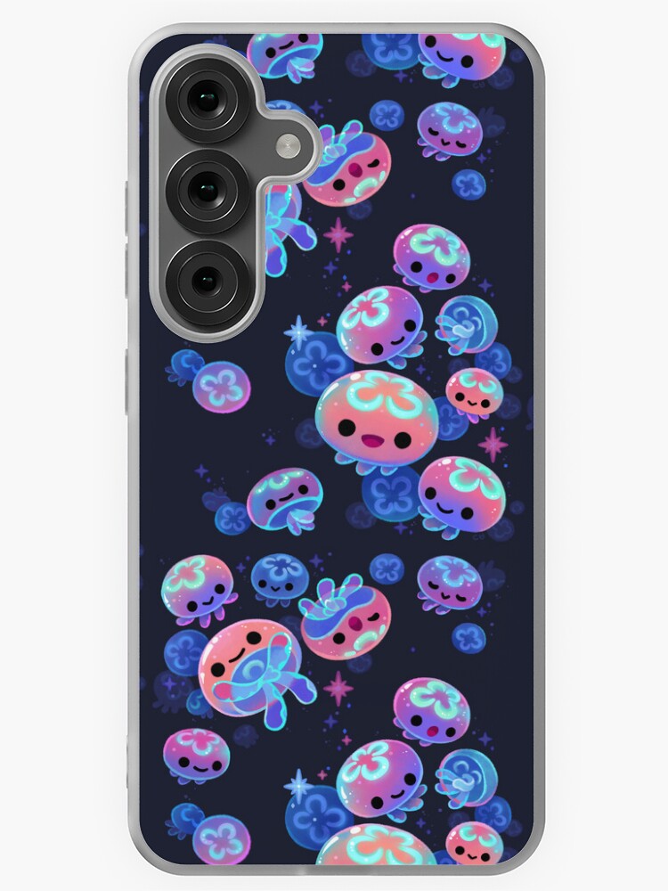 Thumbnail 1 of 4, Samsung Galaxy Phone Case, School of moon jelly designed and sold by pikaole.